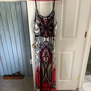 stiletto maxi dress